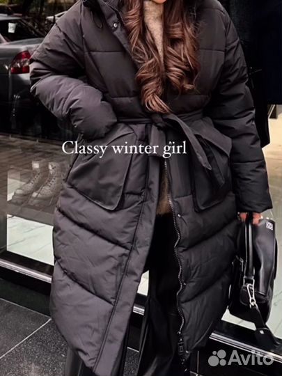 Пуховик женский черный 42 /44