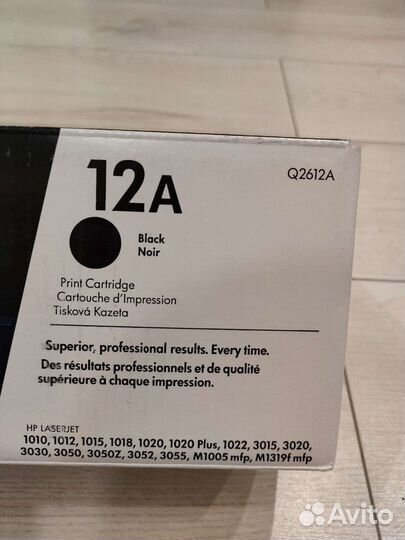 Картриджи hp q2612a