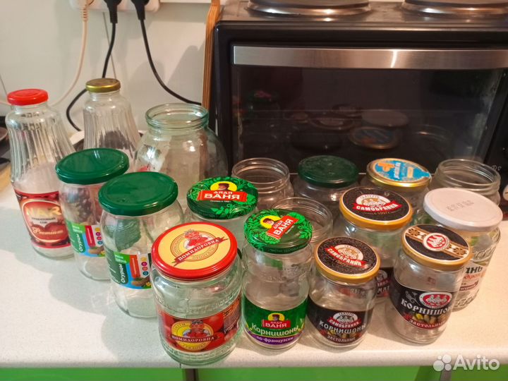 Банки стеклянные бу бесплатно