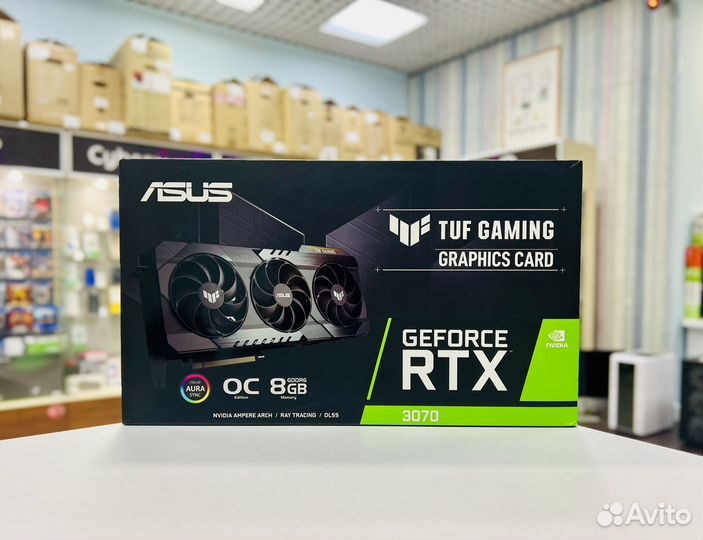 Видеокарта Asus GeForce RTX 3070 TUF Gaming 8G