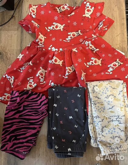 Вещи для девочки 23 шт новые и б/у 86