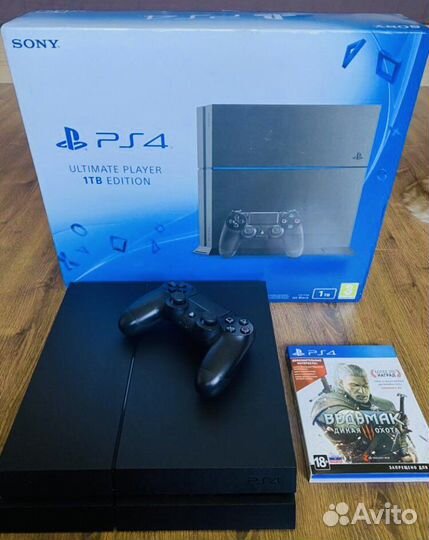 PS4 FAT 1 TB редкая как новая