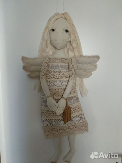 Интерьерная текстильная кукла Ангел
