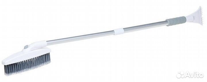 Щетка от снега + скребок (распушён.щетина, поворот