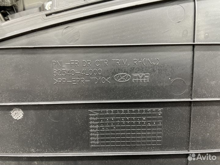 Обшивка двери передней правой Hyundai Solaris 2010-2017