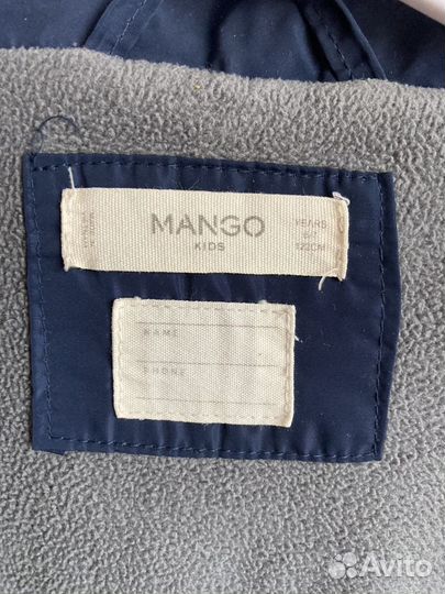 Куртка демисезонная Mango 122 для девочки