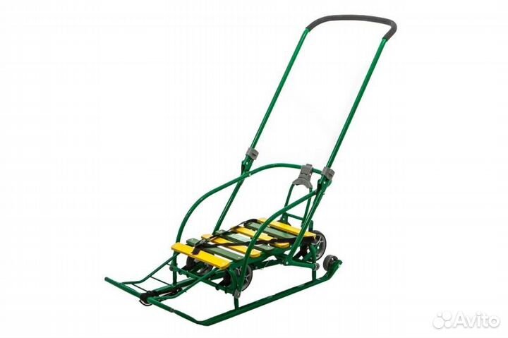 Санки детские nikki 3/32 выдвижные колеса, складна