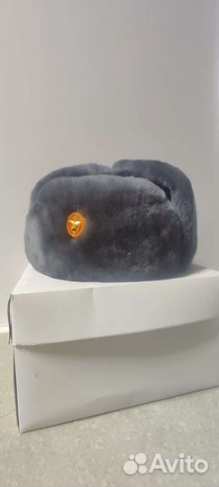 Шапка - ушанка меховая из овчины, военная