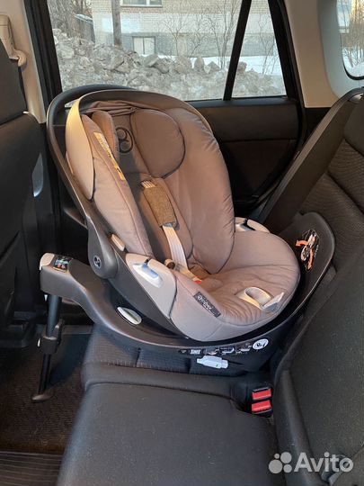 Автолюлька cybex cloud Z i-size с базой isofix