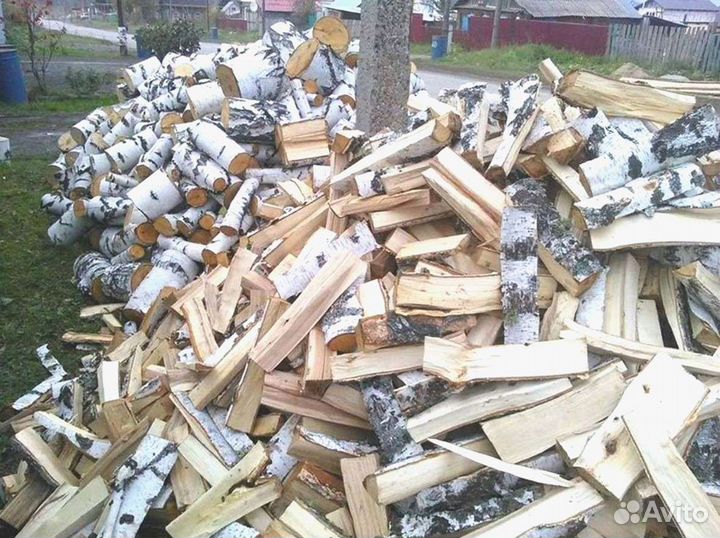 Дрова березовые. Колотые
