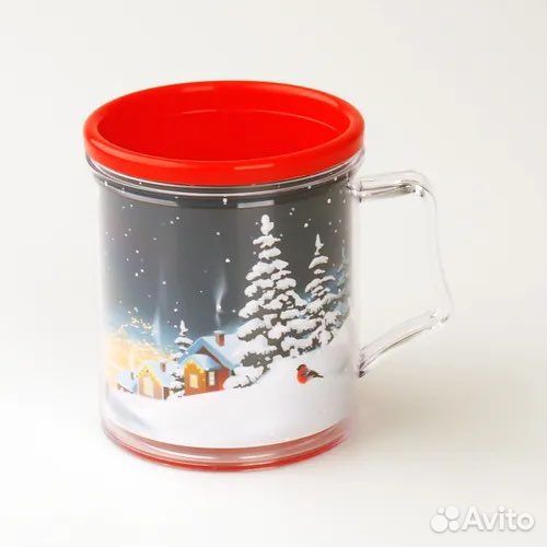 Кружка пластиковая под вставку (фото)