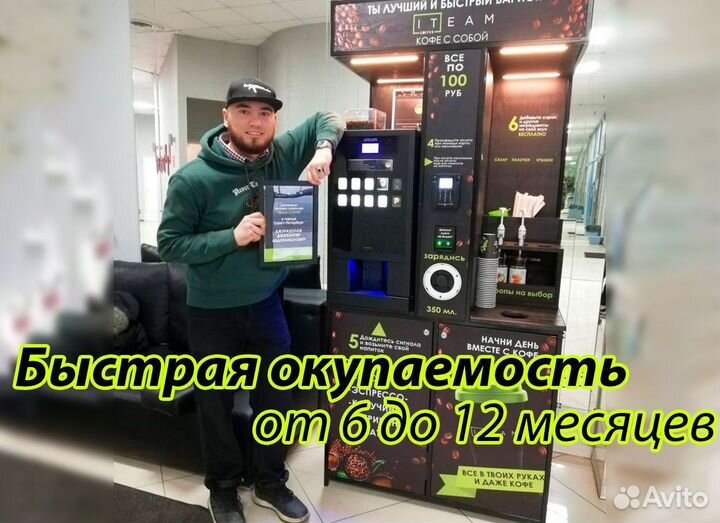 Готовый бизнес кофейня самообслуживания