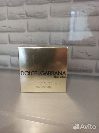 Dolce gabbana the one 75 ml парфюм для женщин