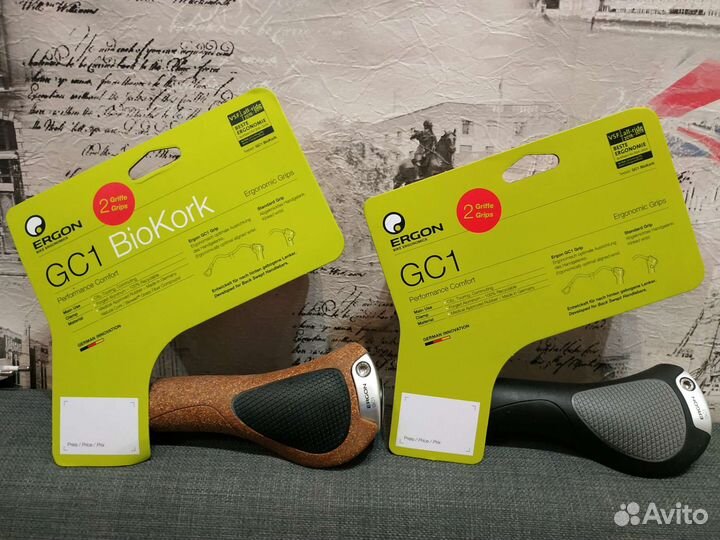 Грипсы Ergon GP-1/NEO/Biokork и GC Biokork