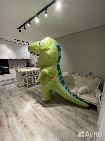 Надувной костюм Крокодила