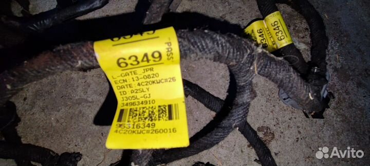 Проводка крышки багажника Chevrolet Cruze J305