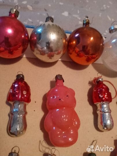 Елочные игрушки СССР