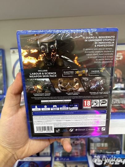 Atomic heart ps4 ps5 диск новый
