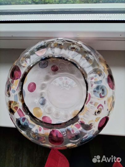 Ваза шар Богемия