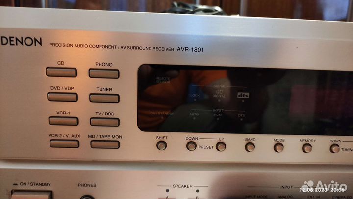 Av ресивер,усилитель 5.1denon AVR1801