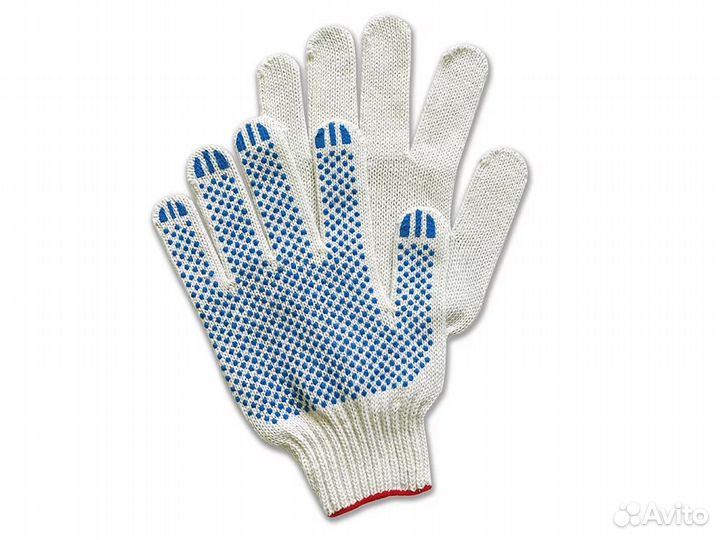 Перчатки х/б рабочии