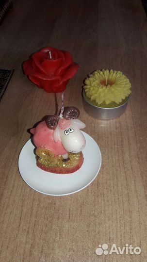 Свечи восковые ручной работы