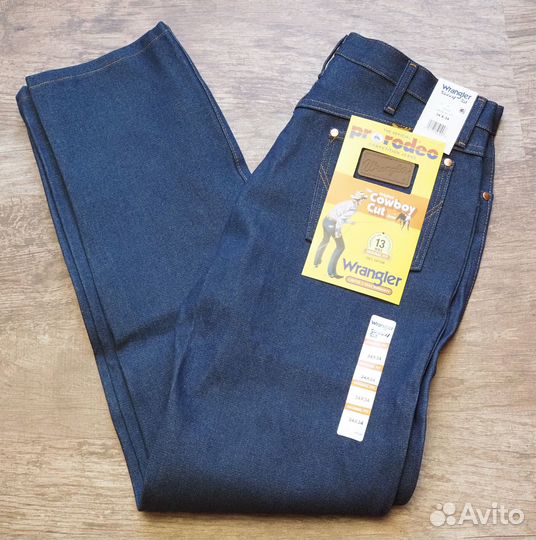 Джинсы Wrangler 13MWZ жесткие новые 34х34