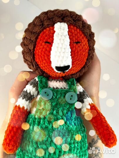 Мягкая игрушка лев