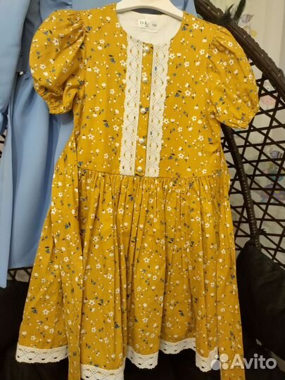 Нарядное платье для девочки 122 128