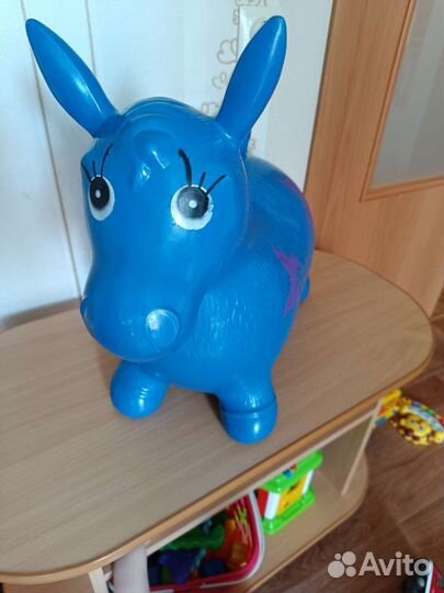 Ослик прыгун резиновый