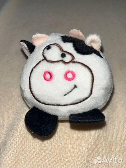 Мягкая игрушка корова маленькая 7 см