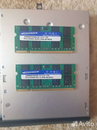 Оперативная память ddr2 для ноутбука