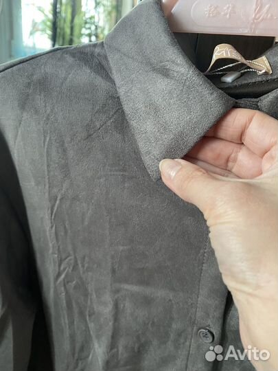 Рубашка велюр, бархат 44-46