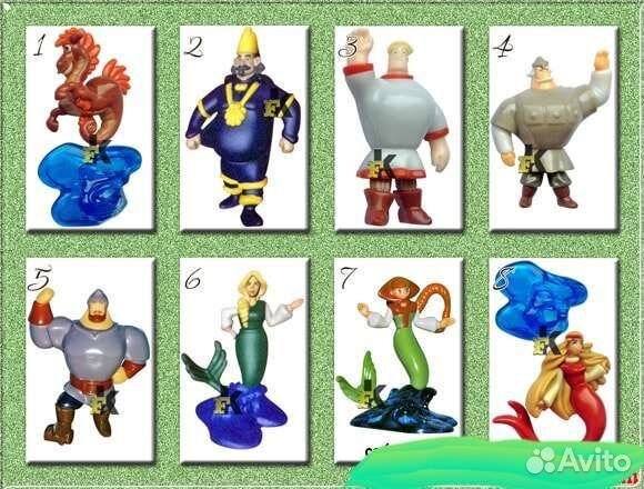 Серии киндер игрушек
