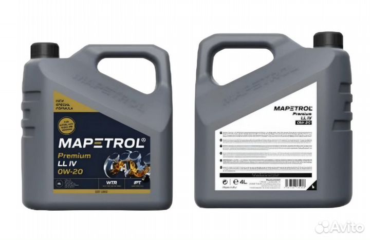 Масло моторное mapetrol Premium LL IV 0W20, 4л MAP0084