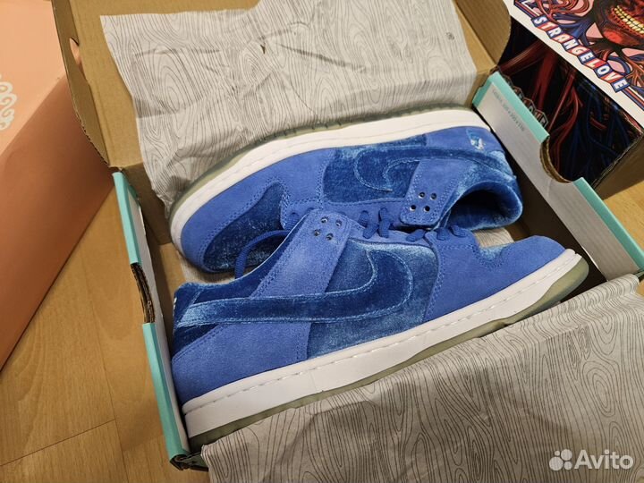 Кроссовки Nike SB dunk Strangelove blue