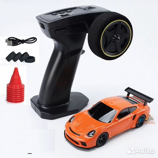 Дрифт кар 1:43 на пульте - Porsche 911 4WD