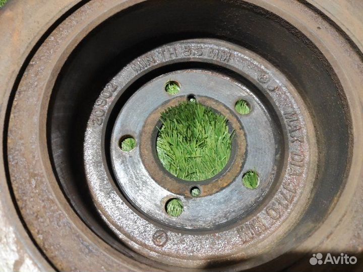 Диск тормозной задний Subaru Legacy BH5