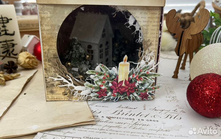 Новогодняя коробочка с сюрпризом