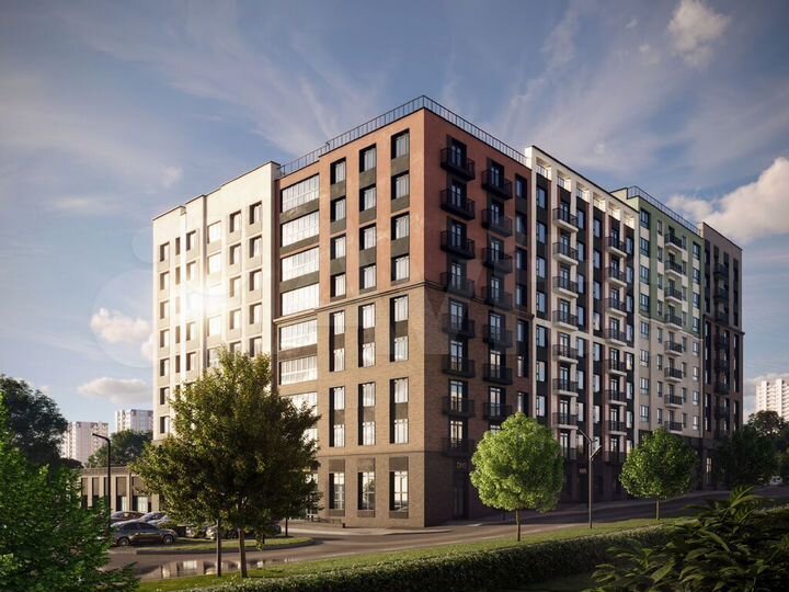 2-к. квартира, 58 м², 6/9 эт.