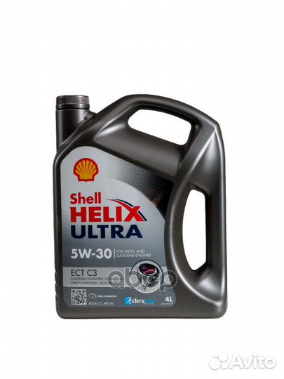 Масло Shell Helix Ultra ECT C3 5W-30 (4л) 55005