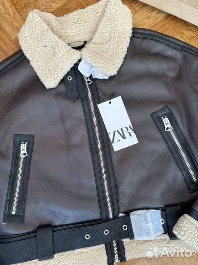 Дубленка Zara оригинал Xs,S,M,L