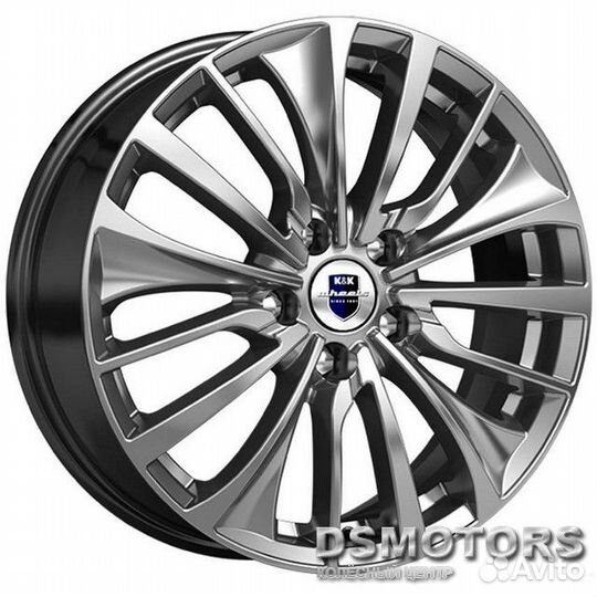 Диски Flanker 6.5/17 4x100 ET37 d67.1 дарк платину