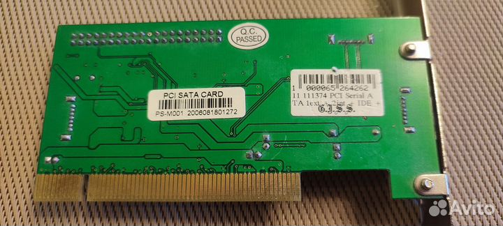 Плата IDE/sata PCI