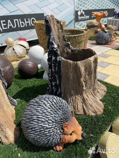 Кашпо для растений уличное бетонное 