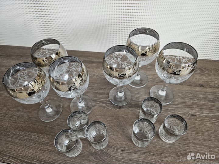 Бокалы, стопки