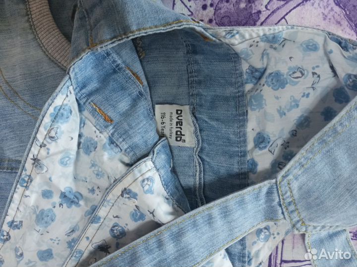 Джинсовый сарафан для девочки