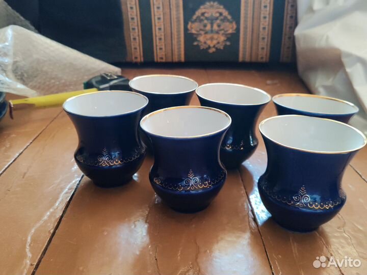 Набор стаканов (Кобальт)