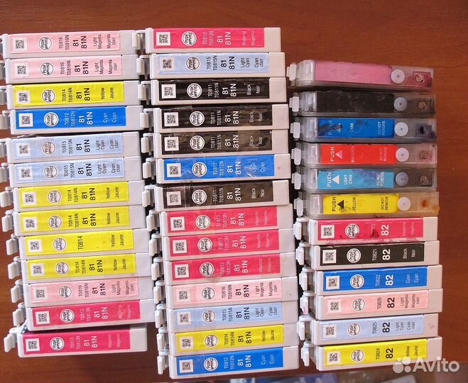 Новые и б\у картриджи для принтера epson