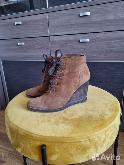 Ботинки женские 38 замша